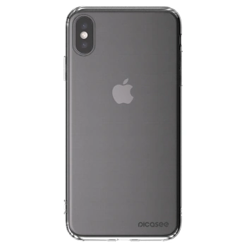 Picasee Apple iPhone XS Max Hülle - Transparentes Silikon - Clear