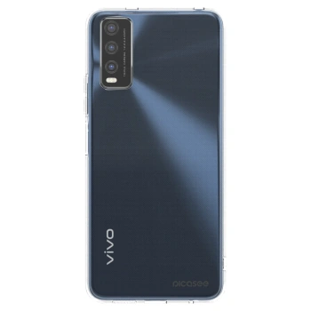 Picasee Vivo Y20s Hülle - Transparentes Silikon - Clear