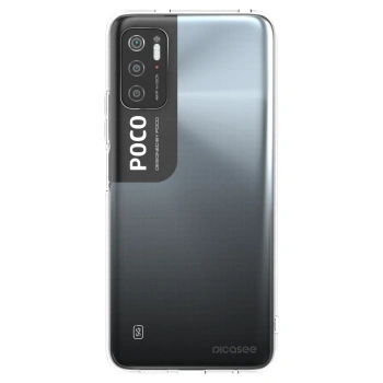 Picasee Xiaomi Poco M3 Pro 5G Hülle - Transparentes Silikon - Clear