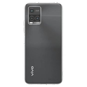 Picasee Vivo Y33s Hülle - Transparentes Silikon - Clear