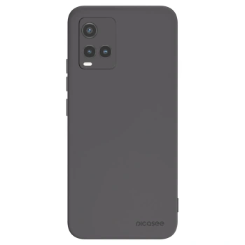 Picasee Vivo Y33s Hülle - Schwarzes Silikon - Clear