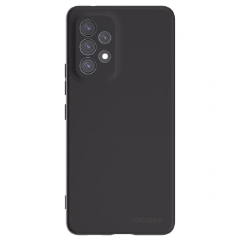 Picasee Samsung Galaxy A53 5G A536 Hülle - Schwarzes Silikon - Clear