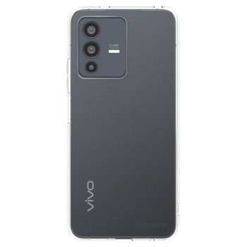 Picasee Vivo V23 5G Hülle - Transparentes Silikon - Clear