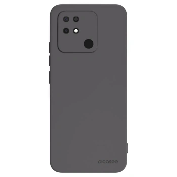 Picasee Xiaomi Redmi 10C Hülle - Schwarzes Silikon - Clear