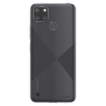 Picasee Realme C21Y Hülle - Transparentes Silikon - Clear