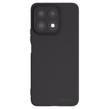 Picasee Honor X8a Hülle - Schwarzes Silikon - Clear