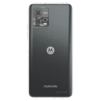 Picasee Motorola Moto G72 Hülle - Transparentes Silikon - Clear