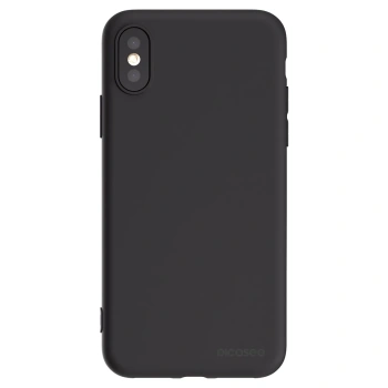Picasee Apple iPhone X/XS Hülle - Schwarzes Silikon - Clear