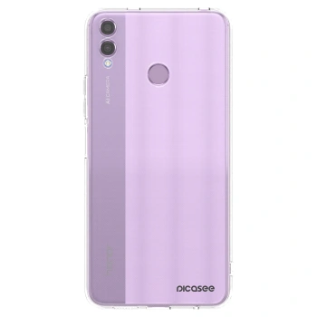 Picasee Honor 8X Hülle - Transparentes Silikon - Clear