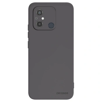 Picasee Xiaomi Redmi 12C Hülle - Schwarzes Silikon - Clear
