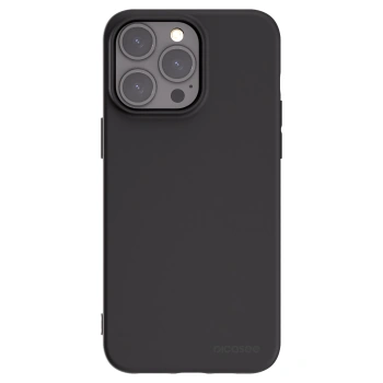 Picasee Apple iPhone 15 Pro Max Hülle - Schwarzes Silikon - Clear