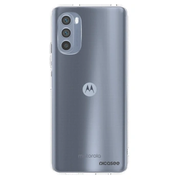 Picasee Motorola Moto G62 Hülle - Transparentes Silikon - Clear