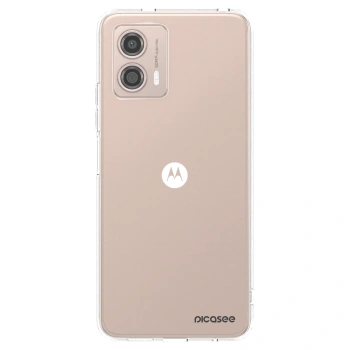 Picasee Motorola Moto G53 5G Hülle - Transparentes Silikon - Clear
