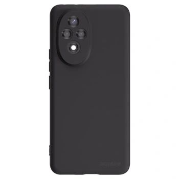 Picasee Honor 200 5G Hülle - Schwarzes Silikon - Clear