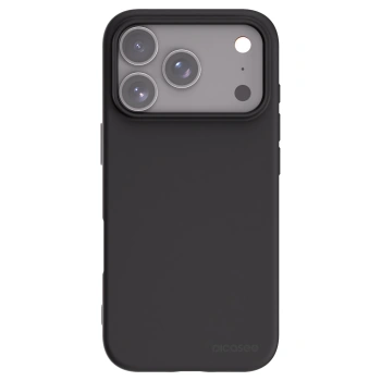 Picasee Apple iPhone 17 Pro Hülle - Schwarzes Silikon - Clear