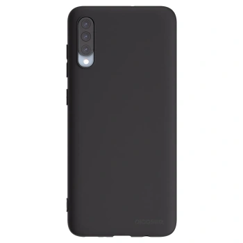 Picasee Samsung Galaxy A70 A705F Hülle - Schwarzes Silikon - Clear