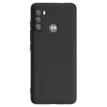 Picasee Motorola Edge 60 5G Hülle - Schwarzes Silikon - Clear