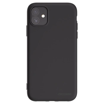 Picasee Apple iPhone 11 Hülle - Schwarzes Silikon - Clear