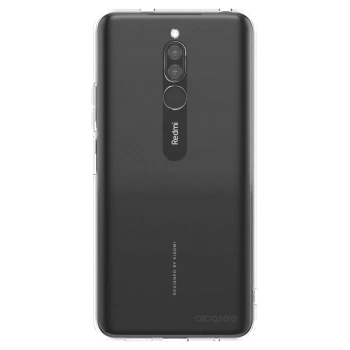 Picasee Xiaomi Redmi 8 Hülle - Transparentes Silikon - Clear