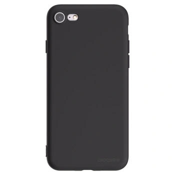 Picasee Apple iPhone SE 2020 Hülle - Schwarzes Silikon - Clear