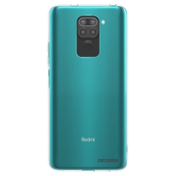 Picasee Xiaomi Redmi Note 9 Hülle - Schwarzes Silikon - Clear