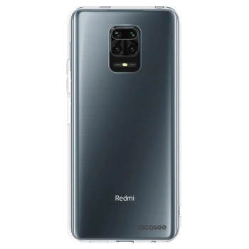 Picasee Xiaomi Redmi Note 9S Hülle - Transparentes Silikon - Clear