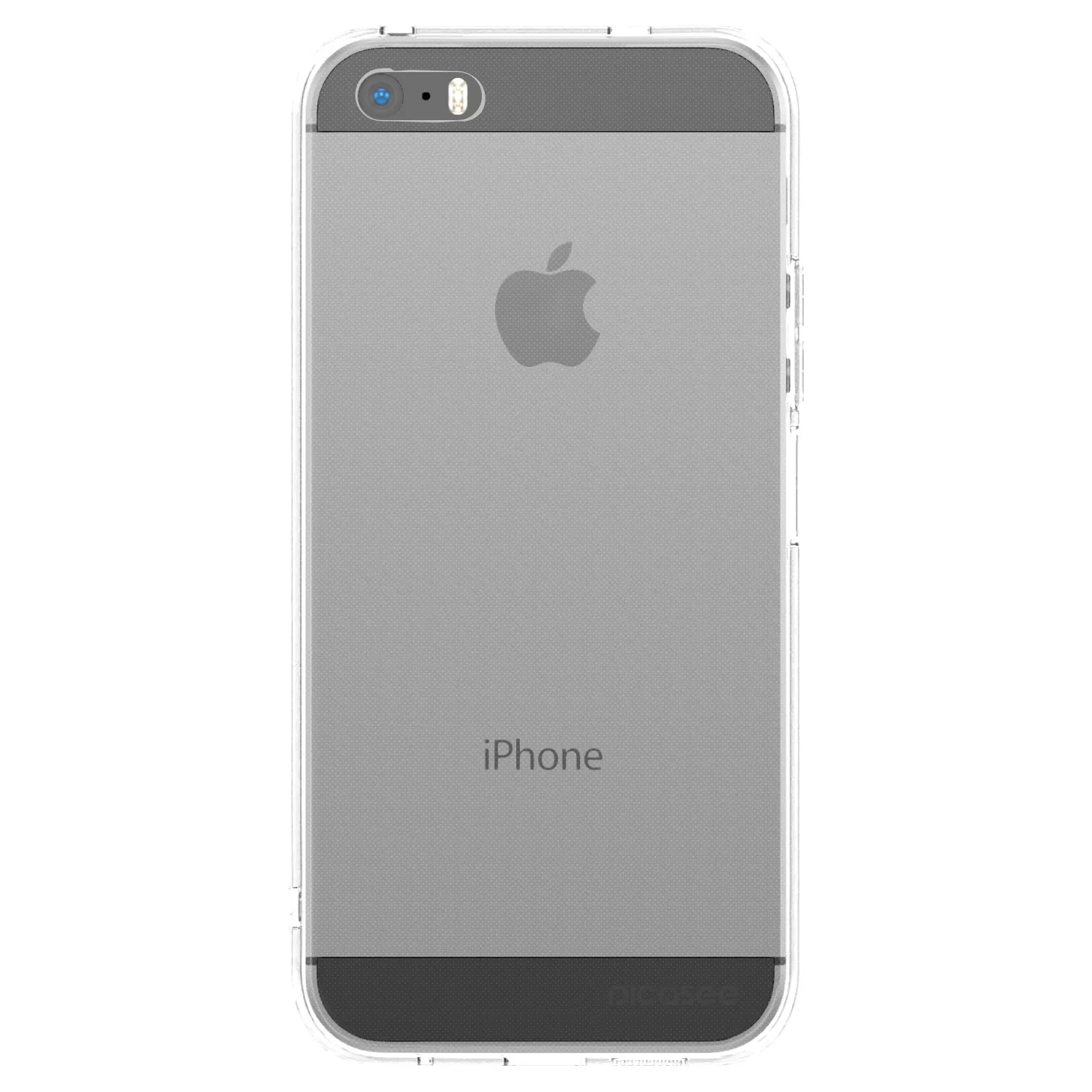Picasee Apple iPhone 5/5S/SE Hülle - Transparentes Silikon - Clear