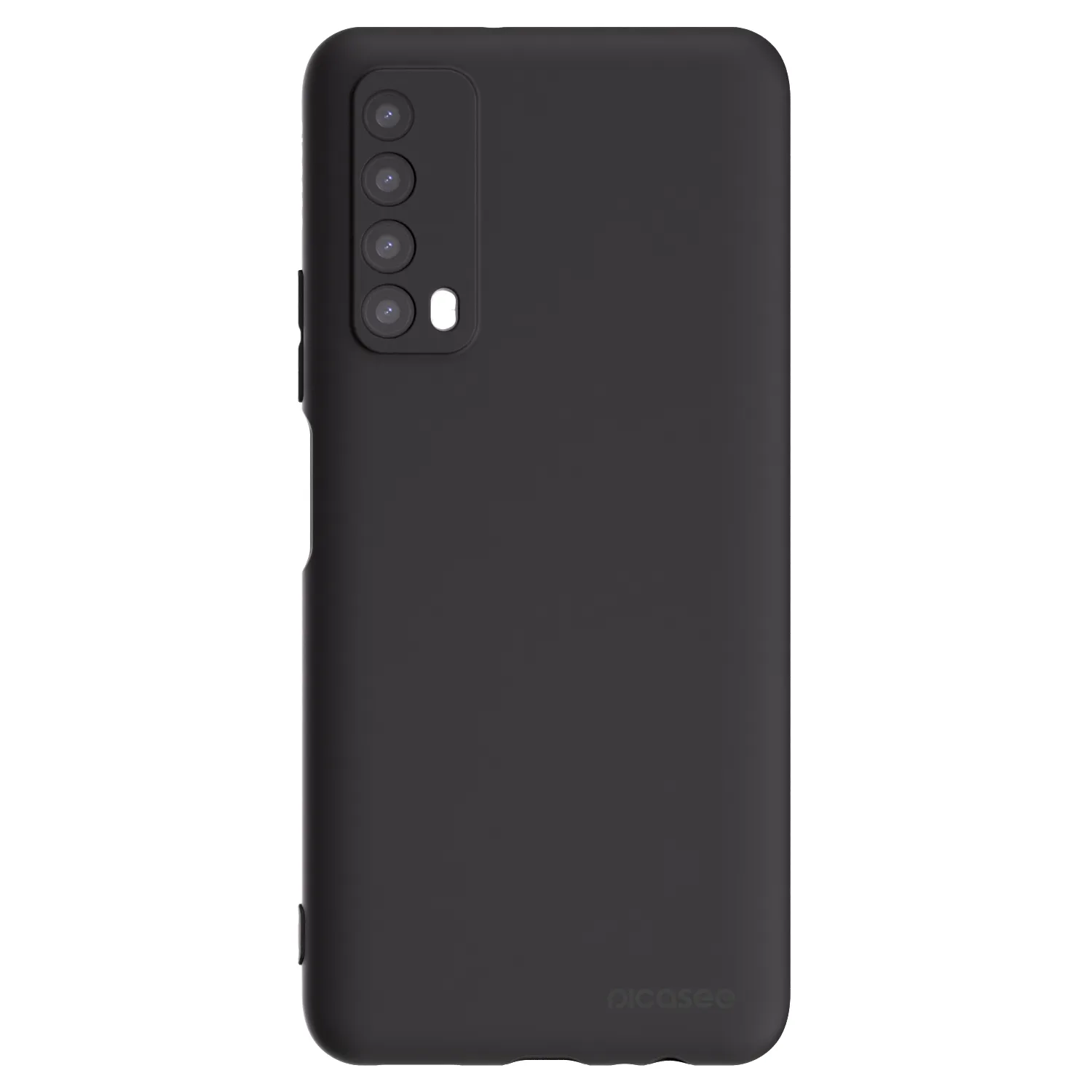 Picasee Huawei P Smart 2021 Hülle - Schwarzes Silikon - Clear