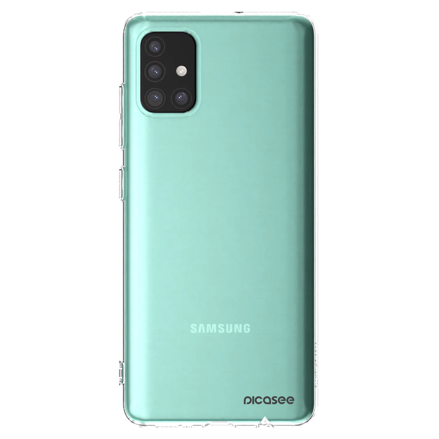 Picasee Samsung Galaxy M51 M515F Hülle - Transparentes Silikon - Clear