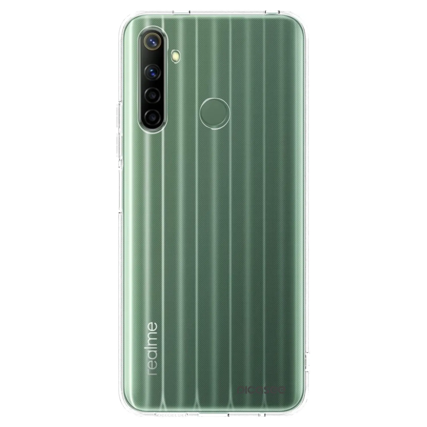 Picasee Realme 6i Hülle - Transparentes Silikon - Clear