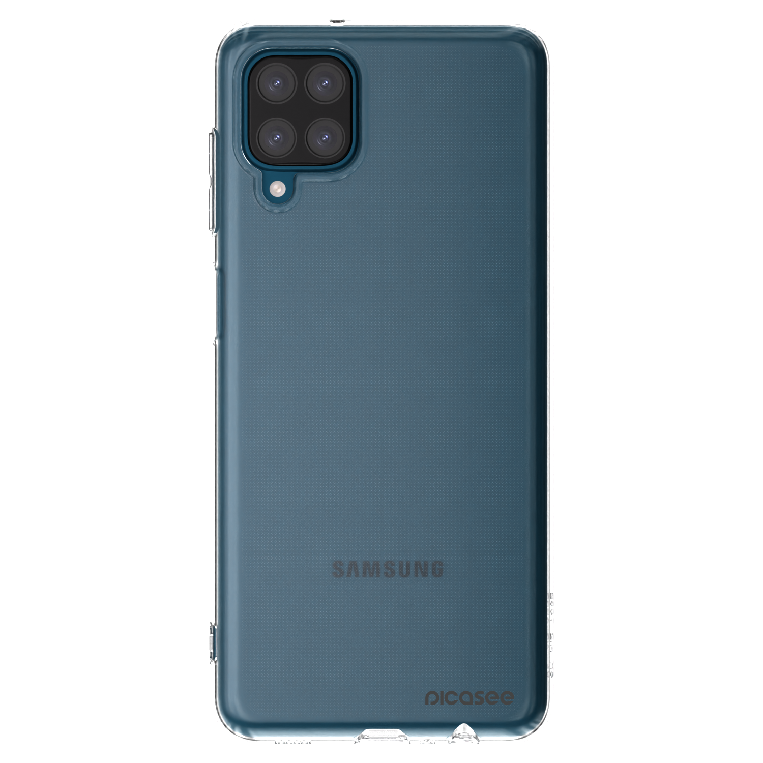 Picasee Samsung Galaxy A12 A125F Hülle - Transparentes Silikon - Clear