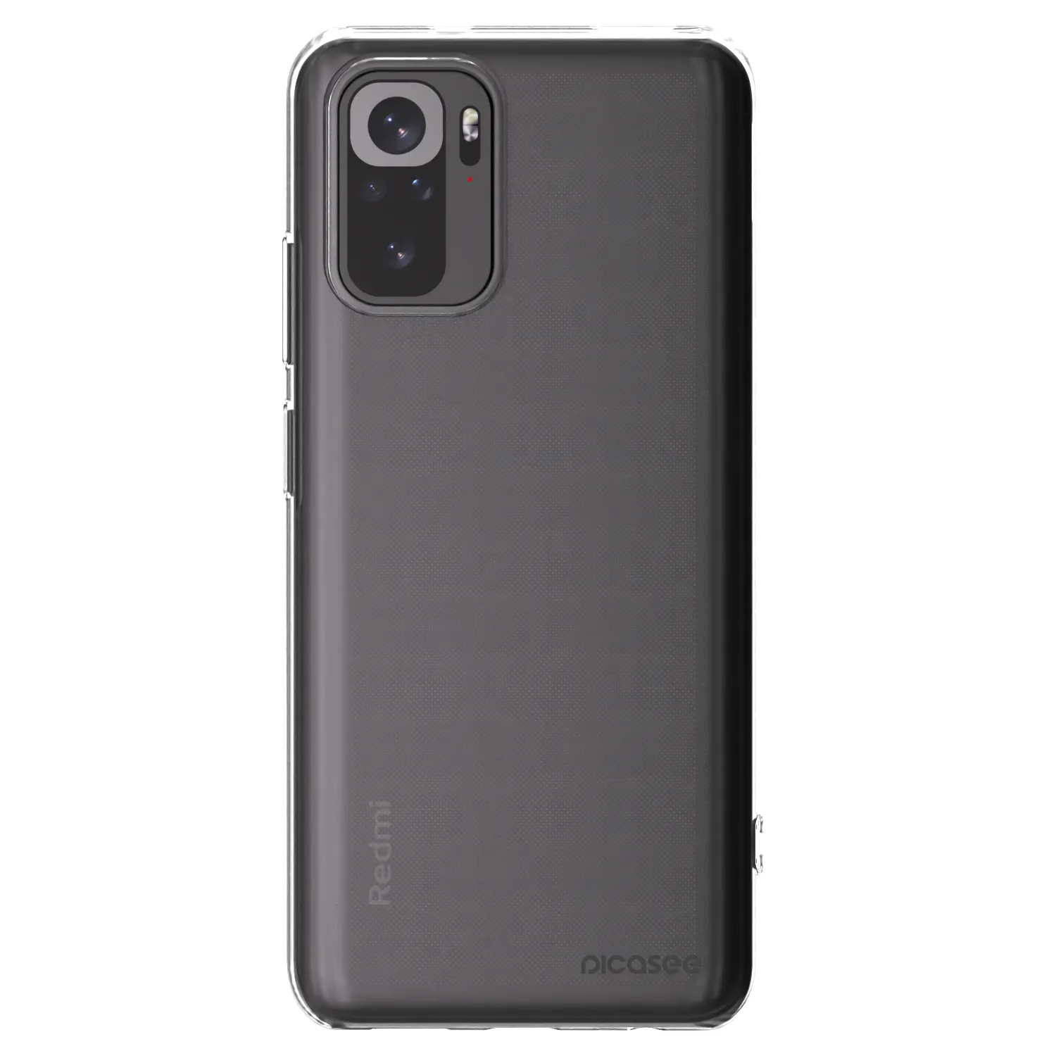 Picasee Xiaomi Redmi Note 10 Hülle - Transparentes Silikon - Clear
