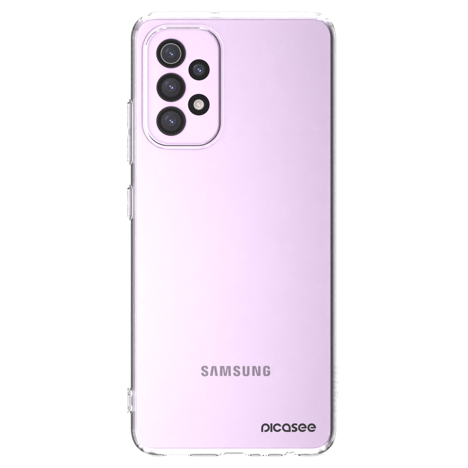Picasee Samsung Galaxy A32 5G A326B Hülle - Transparentes Silikon - Clear