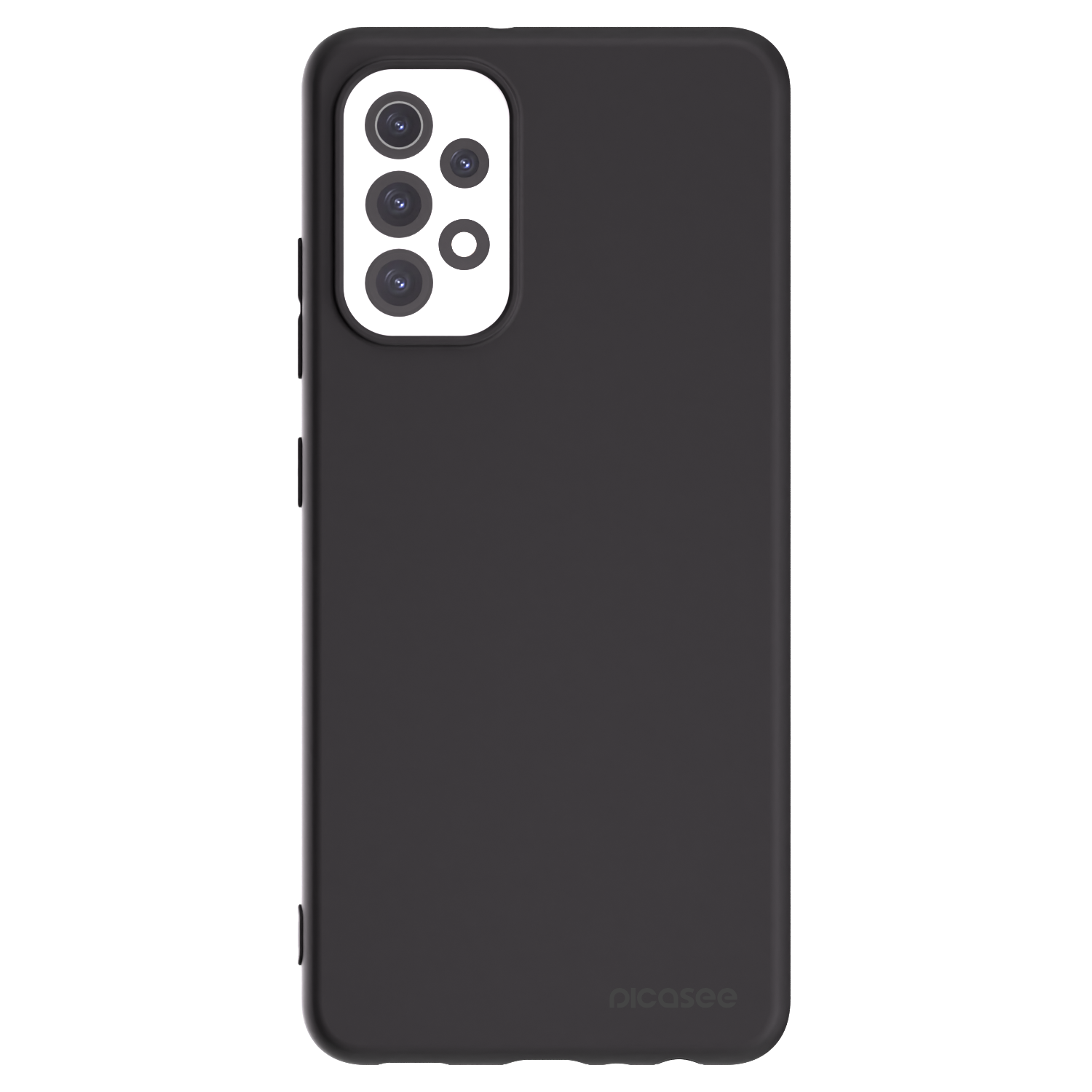 Picasee Samsung Galaxy A32 5G A326B Hülle - Schwarzes Silikon - Clear