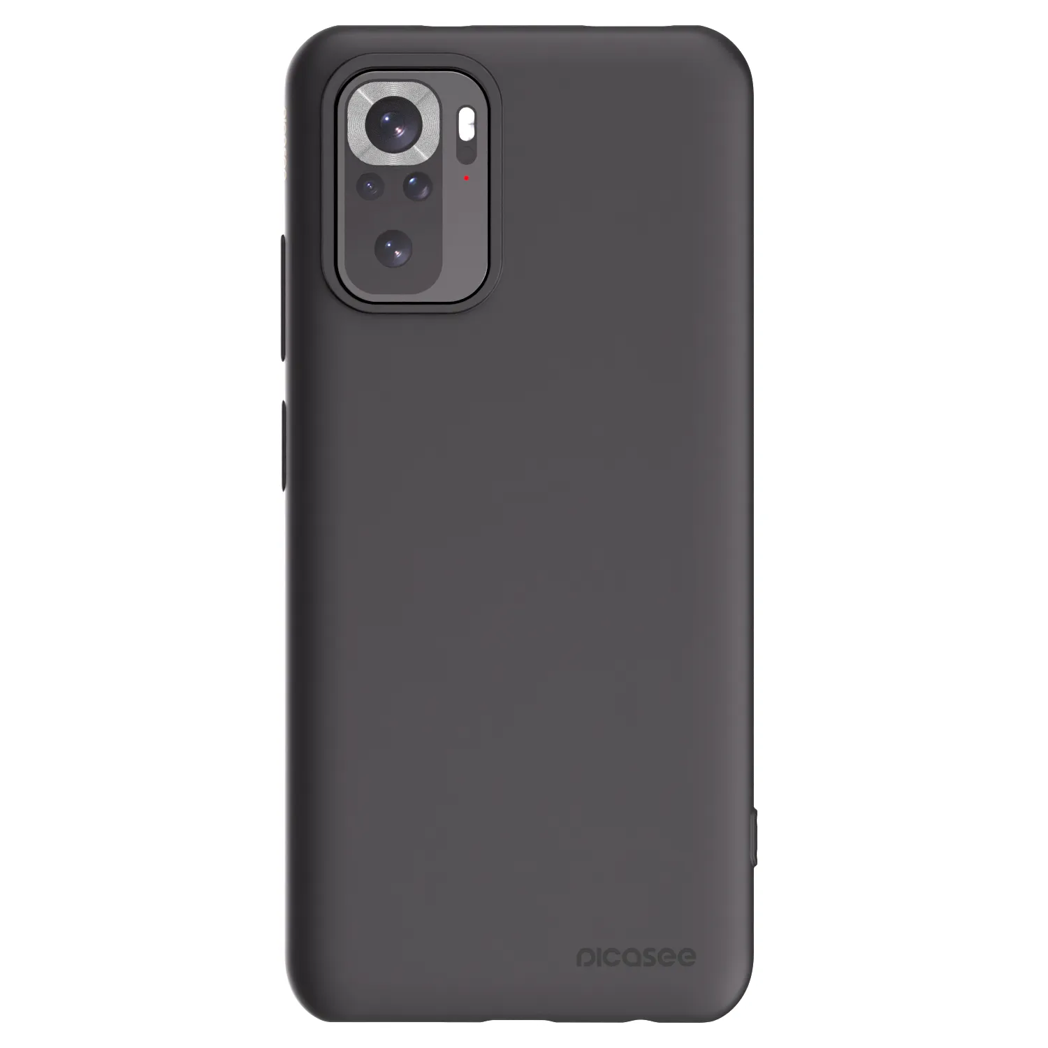 Picasee Xiaomi Redmi Note 10S Hülle - Schwarzes Silikon - Clear