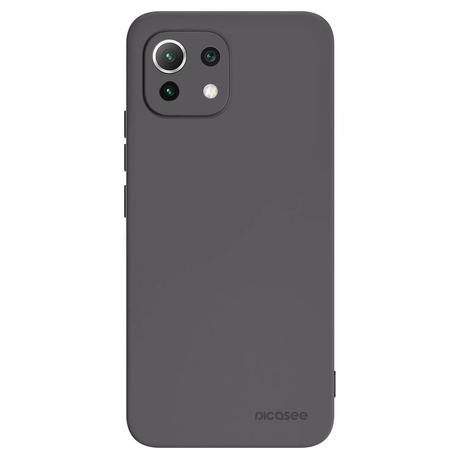 Picasee Xiaomi Mi 11 Lite Hülle - Schwarzes Silikon - Clear