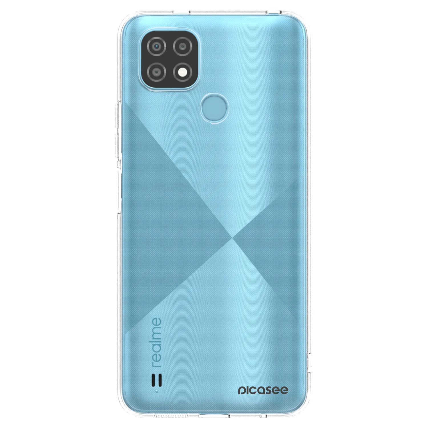 Picasee Realme C21 Hülle - Transparentes Silikon - Clear