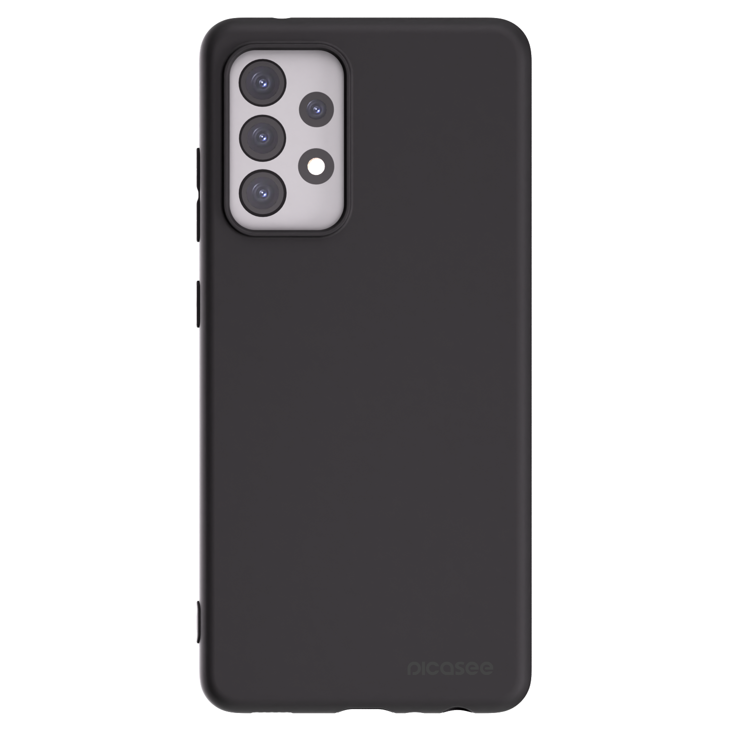 Picasee Samsung Galaxy A52s 5G A528B Hülle - Schwarzes Silikon - Clear