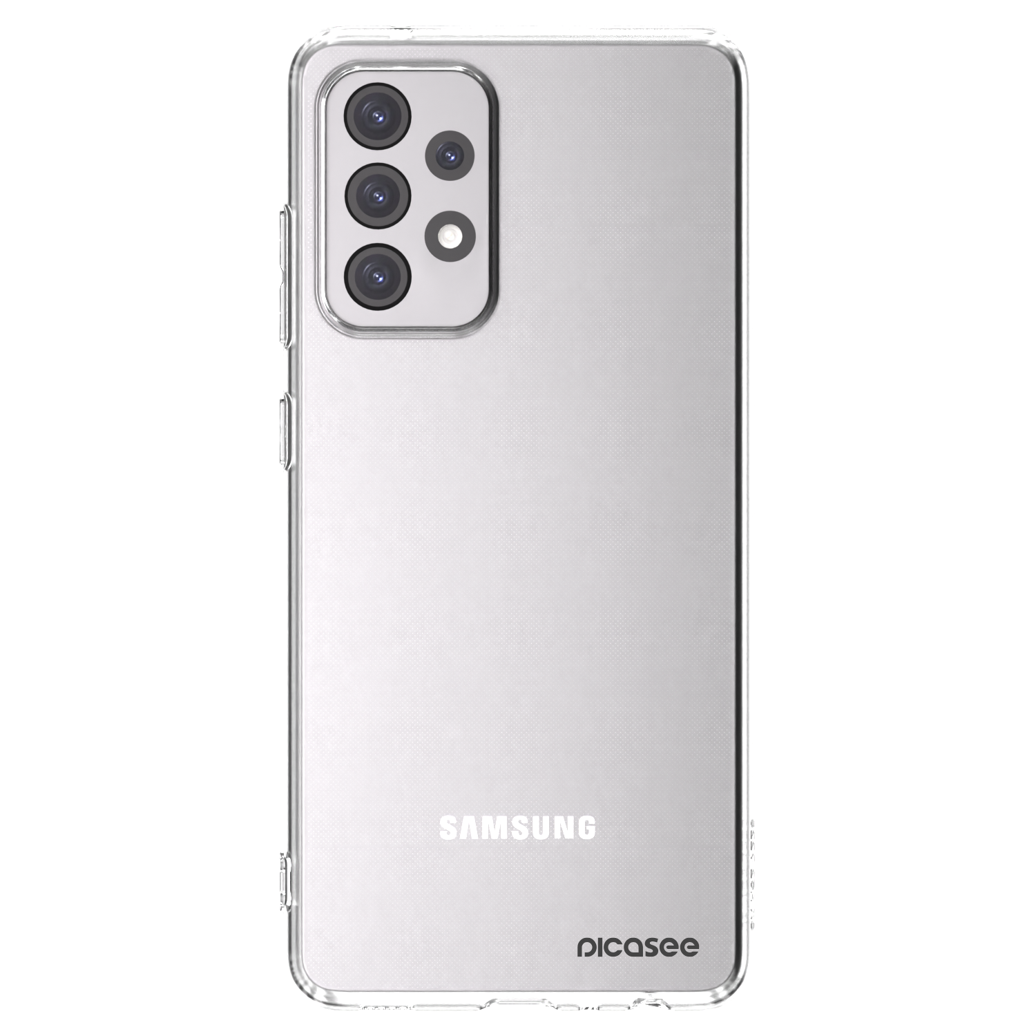 Picasee Samsung Galaxy A52s 5G A528B Hülle - Transparentes Silikon - Clear