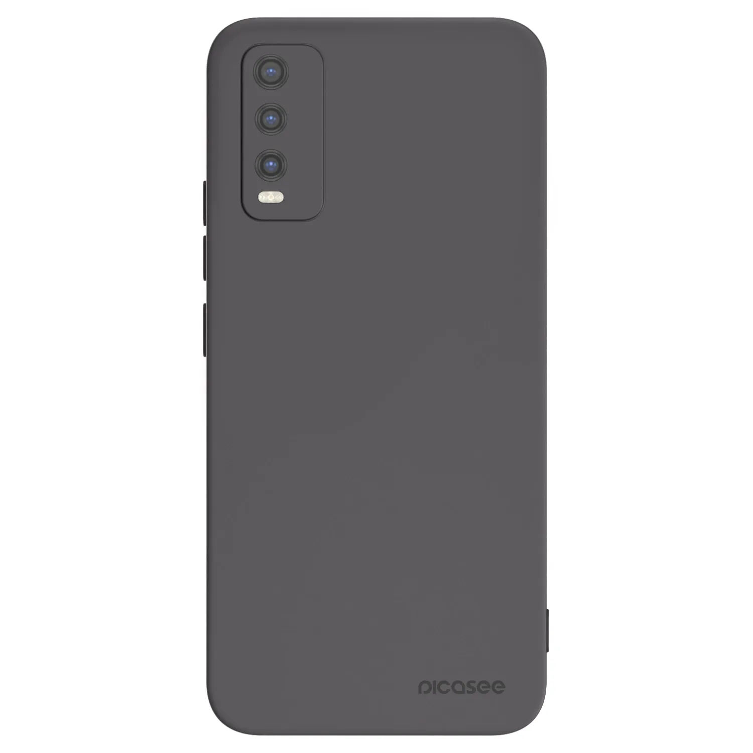 Picasee Vivo Y20s Hülle - Schwarzes Silikon - Clear