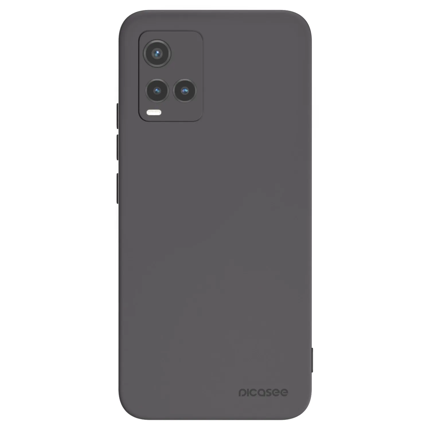 Picasee Vivo Y33s Hülle - Schwarzes Silikon - Clear