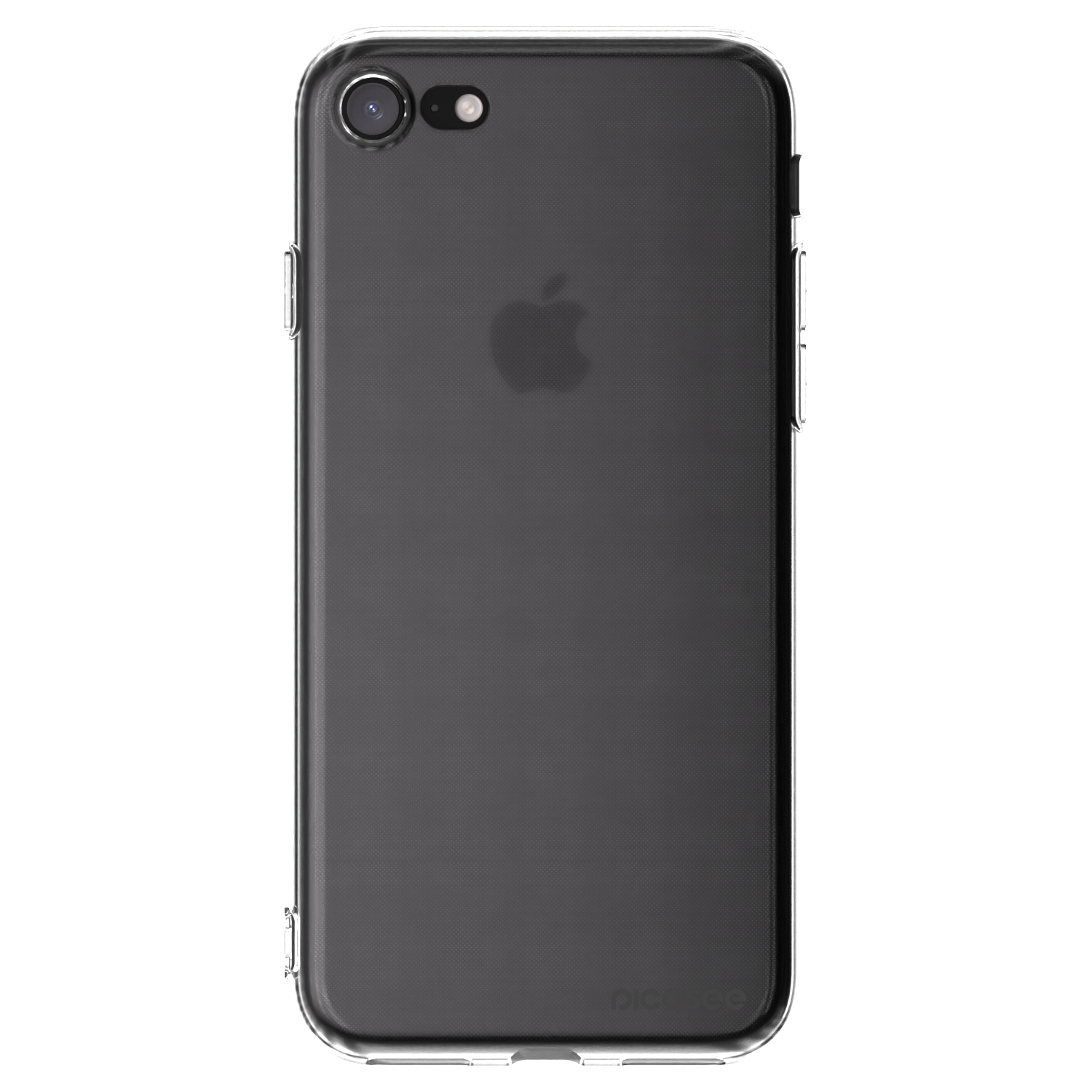 Picasee Apple iPhone SE 2022 Hülle - Transparentes Silikon - Clear