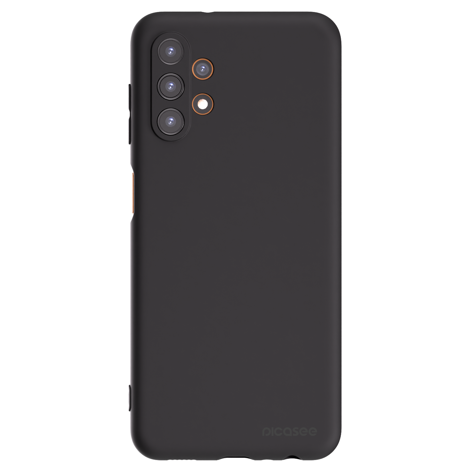 Picasee Samsung Galaxy A13 4G A135 Hülle - Schwarzes Silikon - Clear