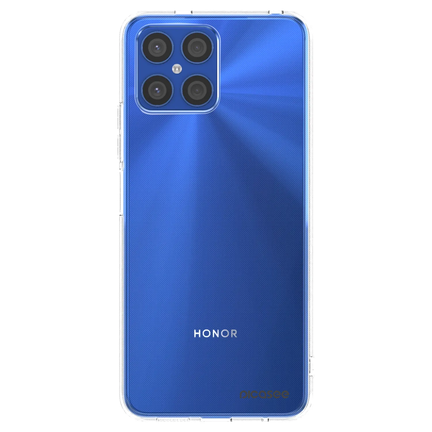 Picasee Honor X8 4G Hülle - Transparentes Silikon - Clear