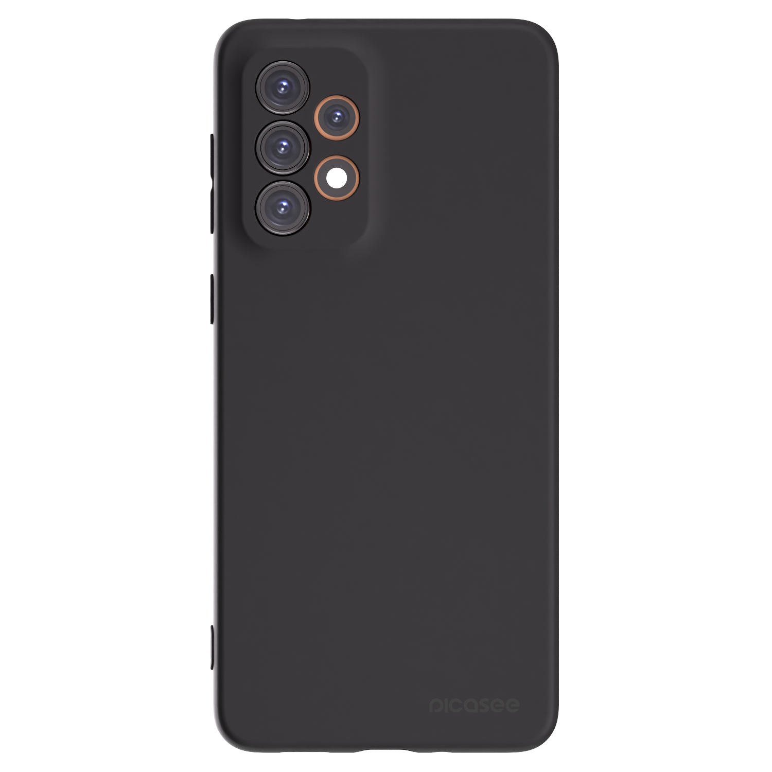 Picasee Samsung Galaxy A33 5G A336 Hülle - Schwarzes Silikon - Clear