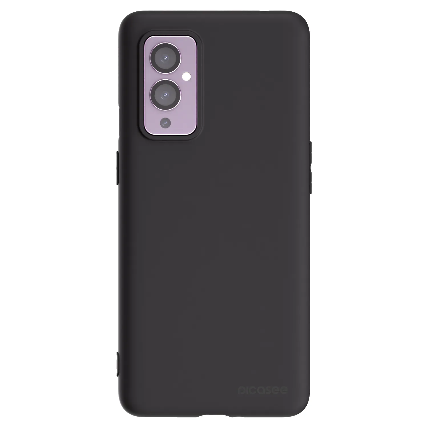 Picasee OnePlus 9 Hülle - Schwarzes Silikon - Clear