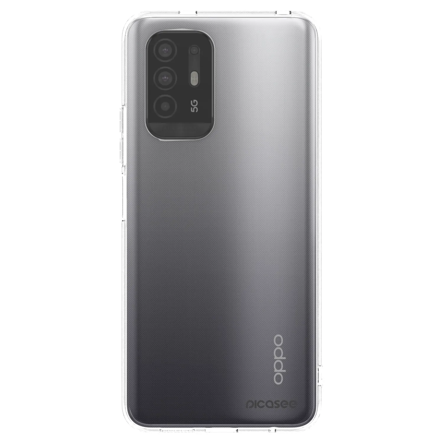 Picasee OPPO A94 5G Hülle - Transparentes Silikon - Clear