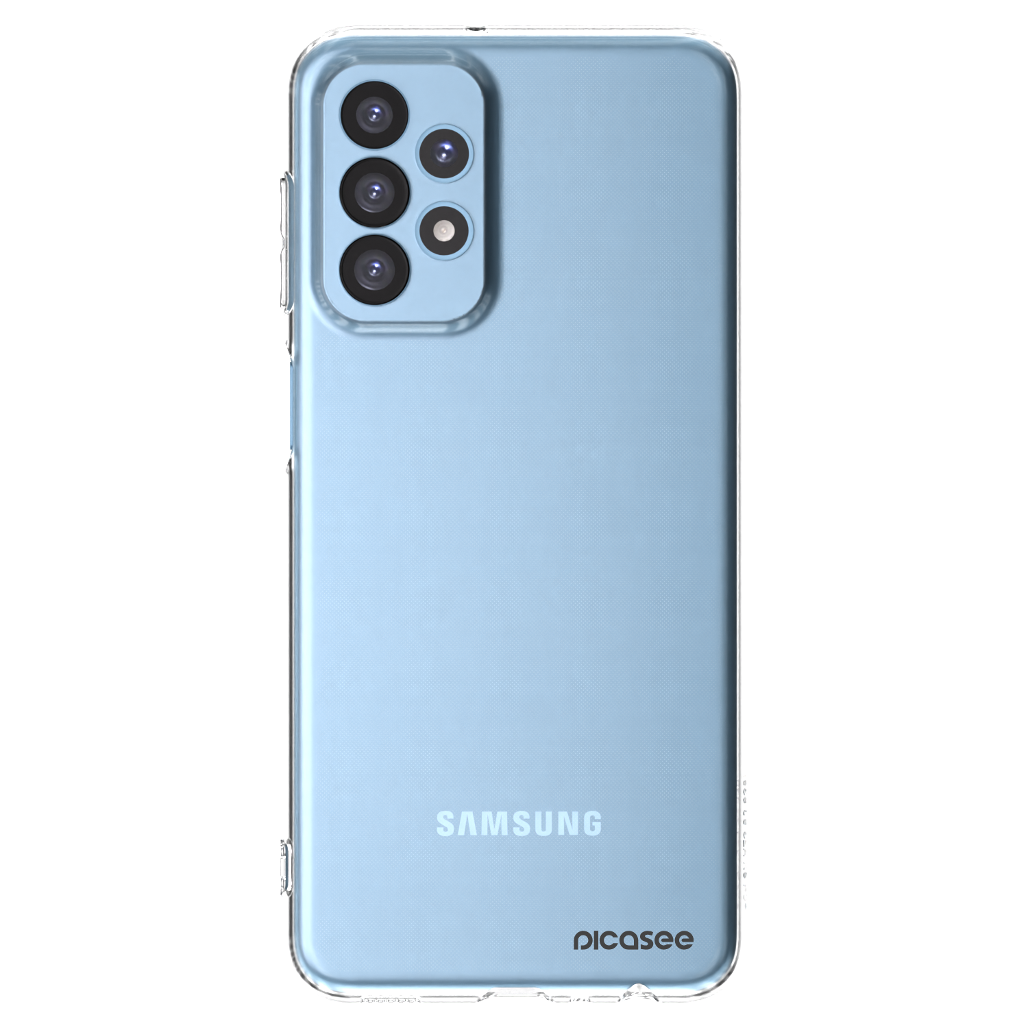 Picasee Samsung Galaxy A23 A235F 4G Hülle - Transparentes Silikon - Clear