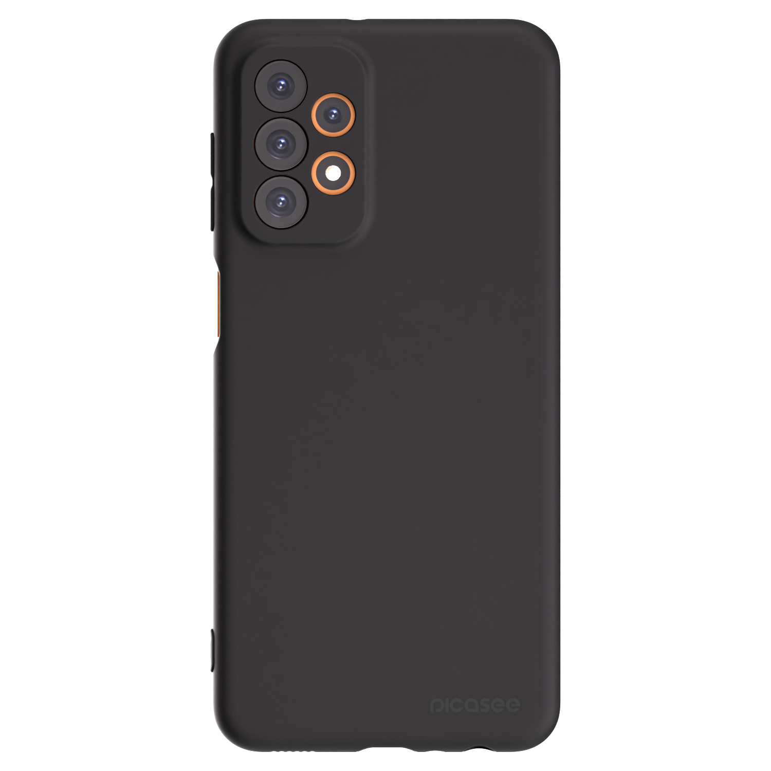 Picasee Samsung Galaxy A23 A236B 5G Hülle - Schwarzes Silikon - Clear