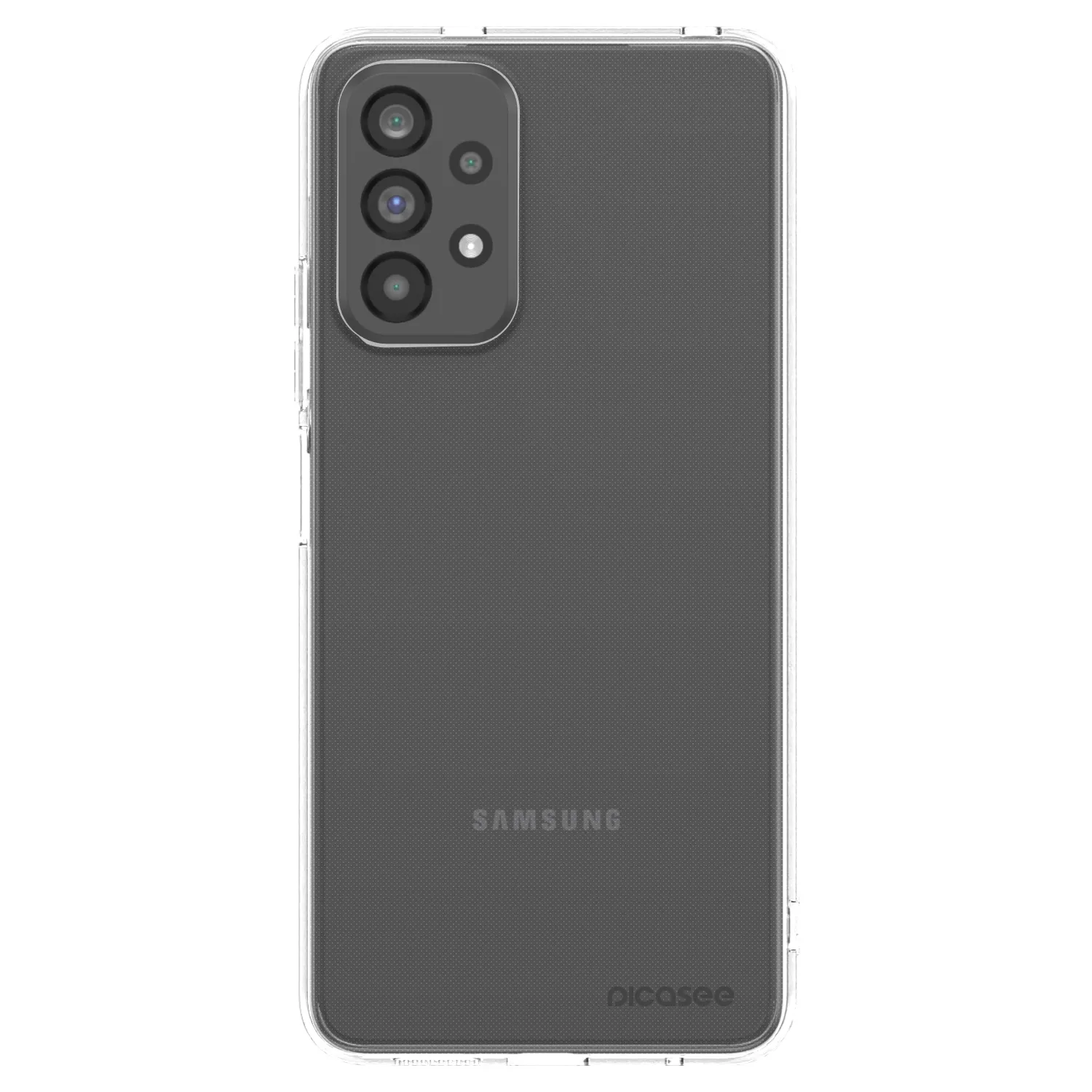 Picasee Samsung Galaxy A73 5G Hülle - Transparentes Silikon - Clear